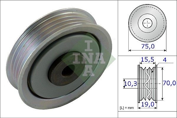 INA Tensioner pulley Article number: 531 0845 10 cheaply