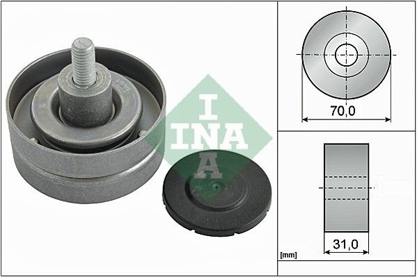 INA Kreipiantysis skriemulys, V formos rumbuotas diržas prekės numeris: 532 0415 10 nebrangu