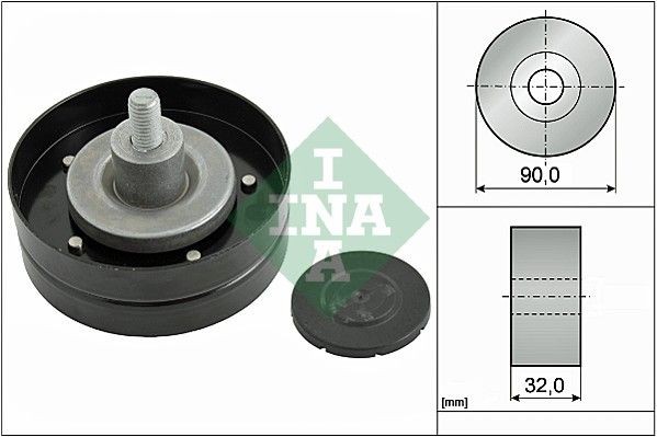 INA Kreipiantysis skriemulys, V formos rumbuotas diržas prekės numeris: 532 0469 10 nebrangu