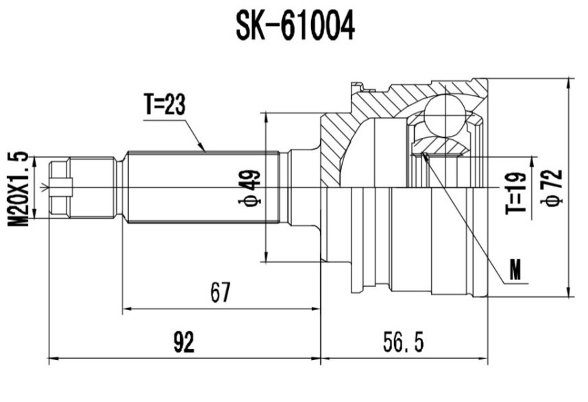 PROCARO Joint kit, drive shaft Article number: 77-SZ-200 cheaply