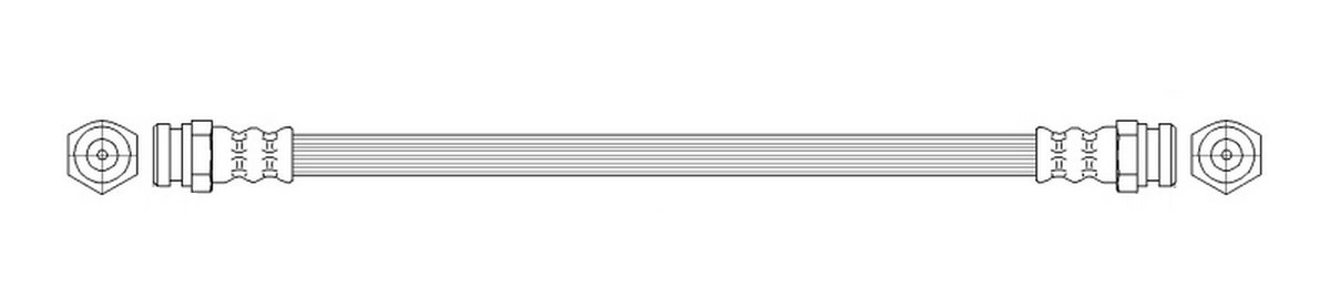 K&K Brake hose Article number: FT1006 cheaply