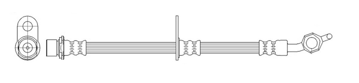 K&K Brake hose Article number: FT1416 cheaply