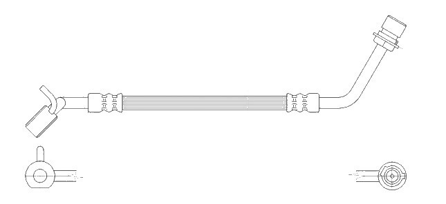 K&K Brake hose Article number: FT2340 cheaply
