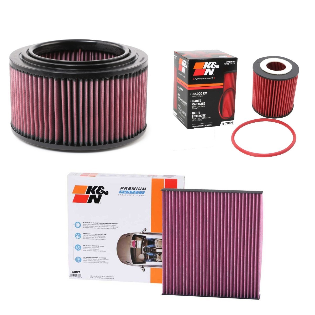K&N Filters Filter kit Article number: KNF4055N0032 cheaply