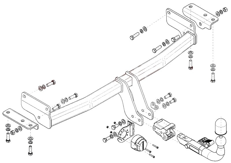 STEINHOF Trailer Hitch Article number: S-495 cheaply