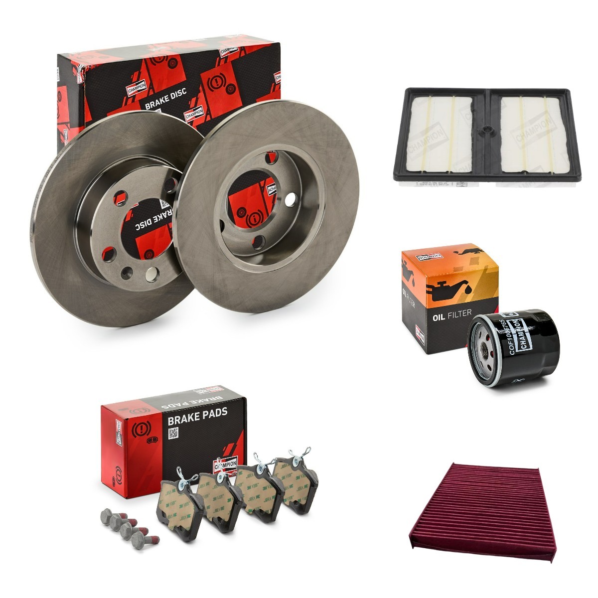 CHAMPION CMP4682SK014 Osade komplekt, inspektsioon RAPID 1.0 TSI 95 HP Bensiin 2019