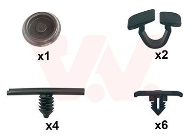 VAN WEZEL Mounting Kit, bonnet Article number: 0304797 cheaply