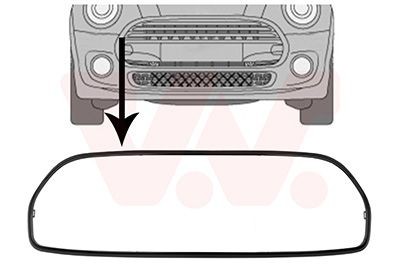 VAN WEZEL Frame, radiator grille Article number: 0529517 cheaply