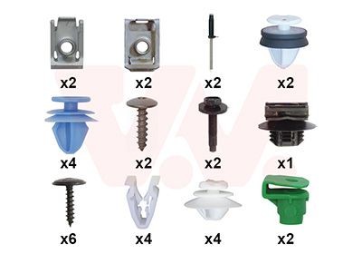 VAN WEZEL Mounting Kit, bumper Article number: 0989793 cheaply