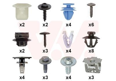 VAN WEZEL Mounting Kit, bumper Article number: 0989794 cheaply