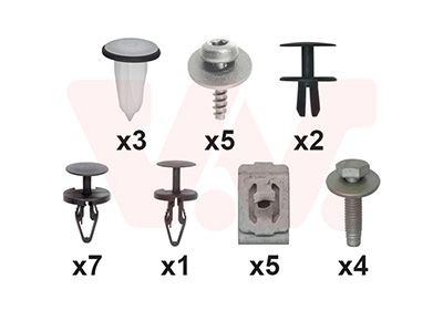 VAN WEZEL Mounting Kit, mud guard Article number: 1949796 cheaply