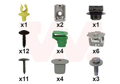VAN WEZEL Mounting Kit, bumper Article number: 3805794 cheaply