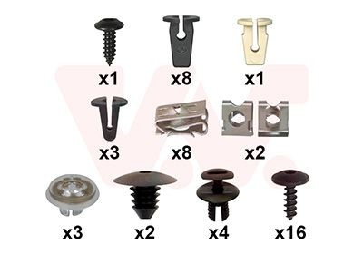 VAN WEZEL Mounting Kit, mud guard Article number: 4946796 cheaply