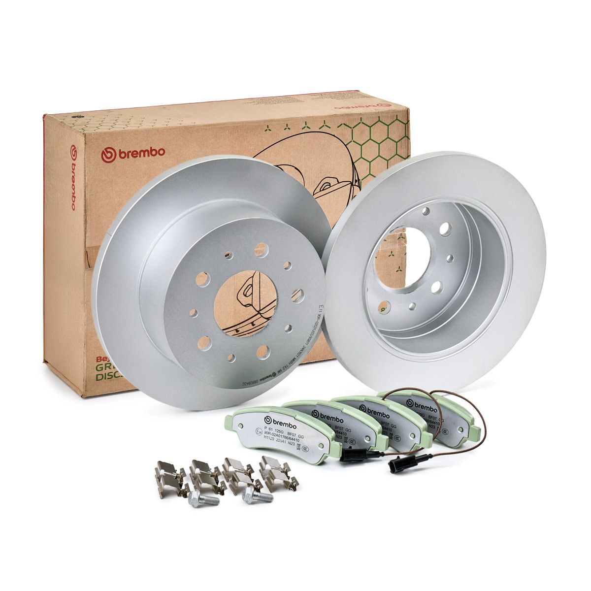 BREMBO Brake discs and pads set Article number: KT 10 003 cheaply