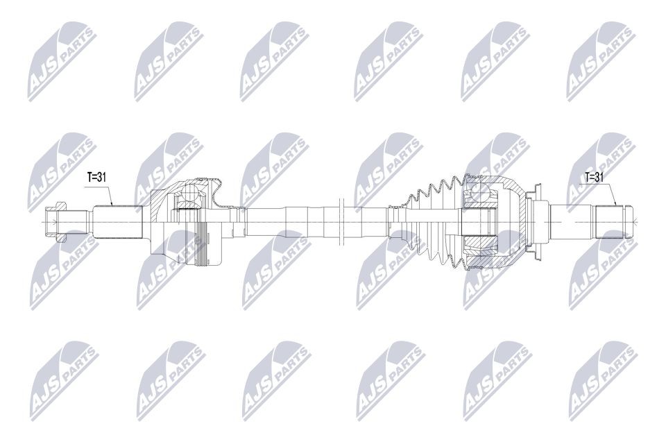 NTY Drive shaft Article number: NPW-LR-060 cheaply