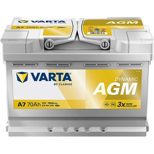 VARTA Battery Article number: 570901076K262 cheaply