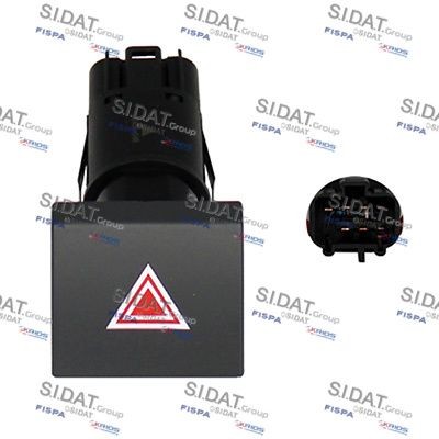 SIDAT 660002A2 Hazard Light Switch TRANSIT CONNECT 1.5 EcoBlue 120 PS Diesel
