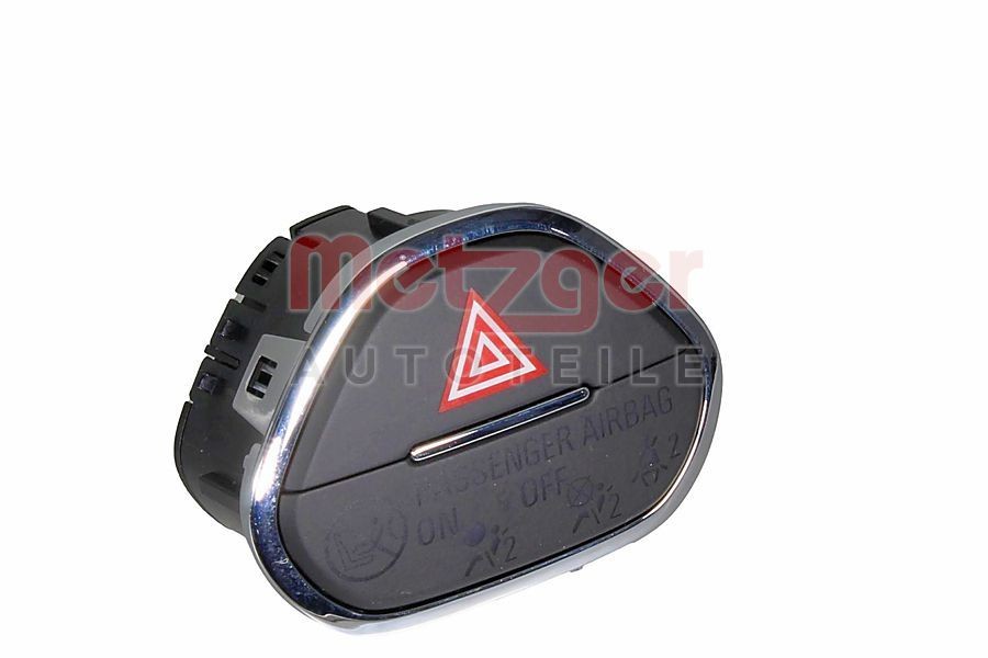 METZGER 09161246 Hazard Light Switch CORSA 1.3 CDTI (08, 68) 95 PS Diesel