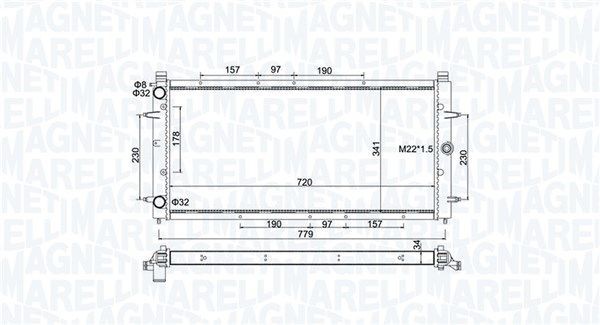 MAGNETI MARELLI Water pump Article number: 352316171377 cheaply