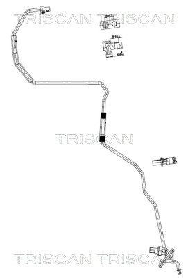 TRISCAN High- / Low Pressure Line, air conditioning Article number: 9010 69002 cheaply