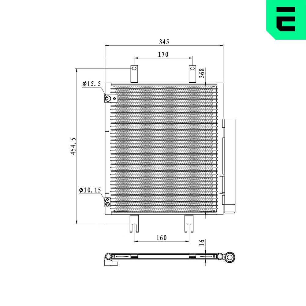 ERA Air conditioning condenser Article number: 667439 cheaply