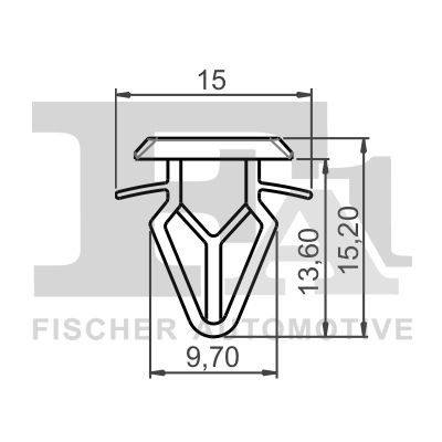 FA1 Clip, trim / protective strip Article number: 55-40025.5 cheaply