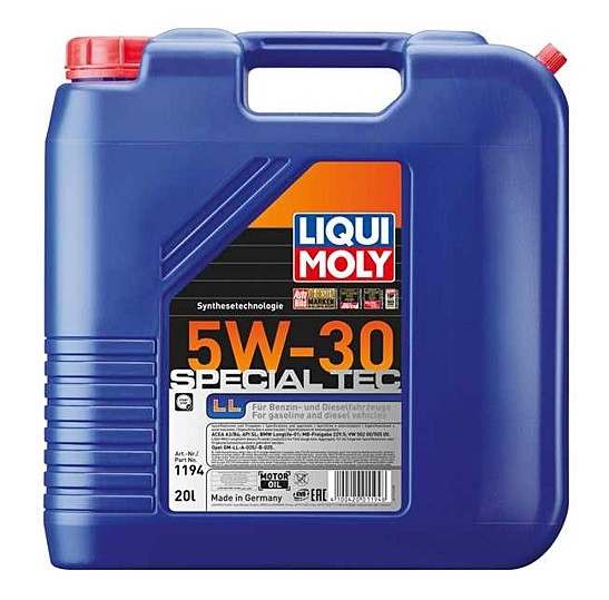 LIQUI MOLY Motorolie Special Tec, LL Varenummer: 1194 billige