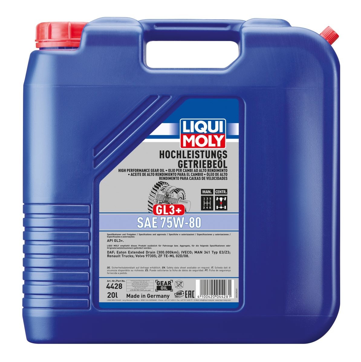 LIQUI MOLY Transmission fluid GL3+ Article number: 4428 cheaply