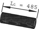 DINEX Corrugated Pipe, exhaust system Article number: 22257 cheaply