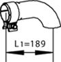 DINEX Exhaust Pipe Article number: 32515 cheaply