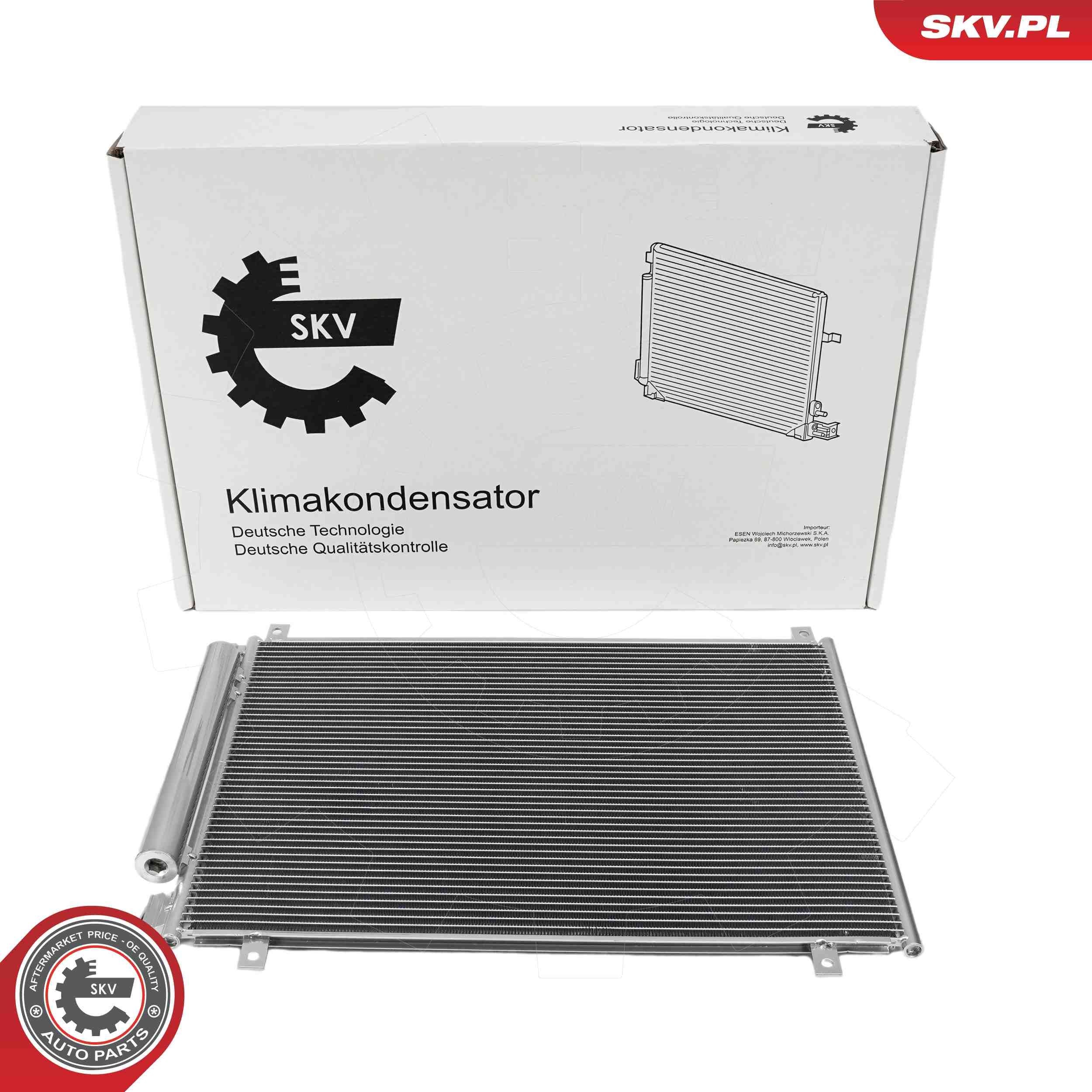 ESEN SKV Air conditioning condenser Article number: 86SKV166 cheaply