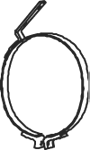 DINEX Holder, udstødning Varenummer: 47808 billige