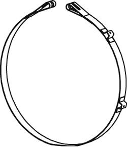 DINEX Holdering, udstødning Varenummer: 64891 billige
