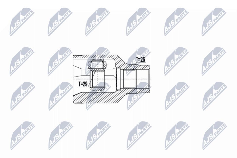 NTY Joint kit, drive shaft Article number: NPW-SU-020 cheaply
