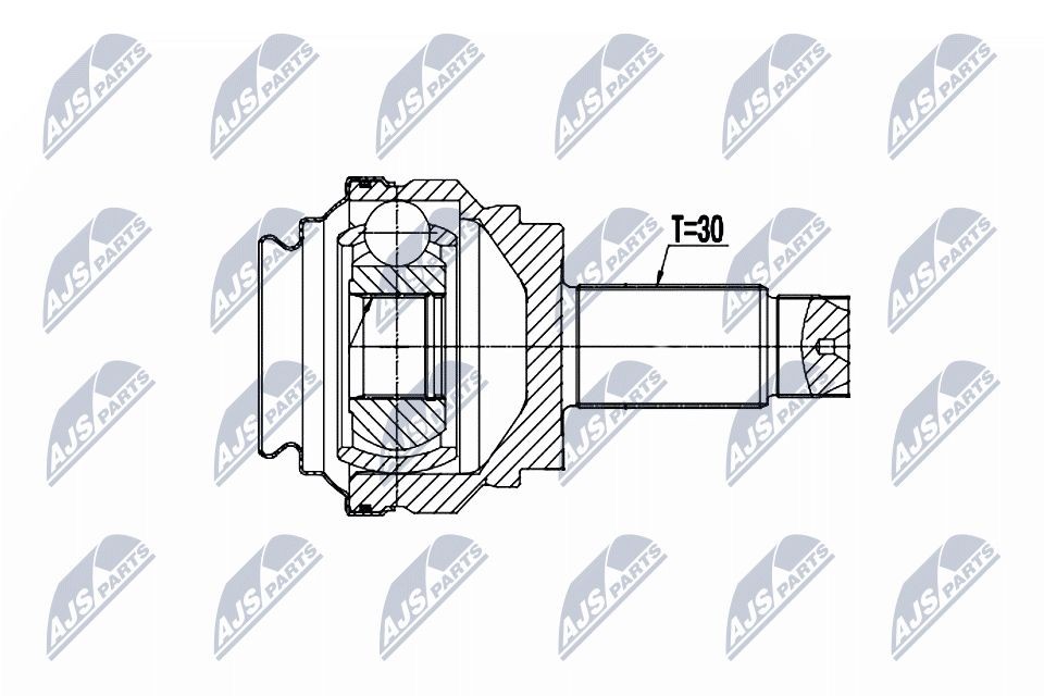 NTY Joint kit, drive shaft Article number: NPZ-BM-031 cheaply