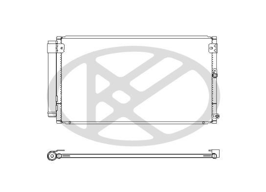 KOYORAD Air conditioning condenser Article number: CD010236M0A cheaply