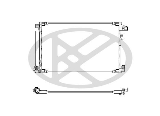 KOYORAD Air conditioning condenser Article number: CD011356 cheaply