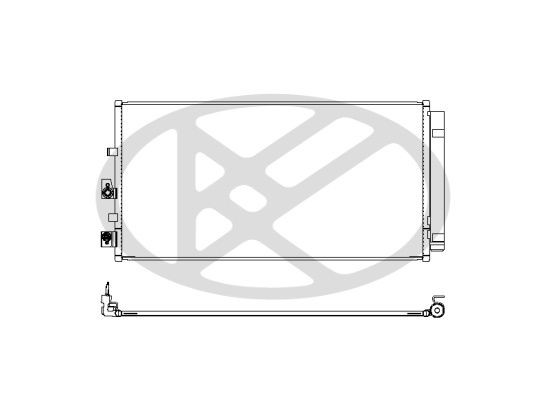 KOYORAD Air conditioning condenser Article number: CD321453 cheaply