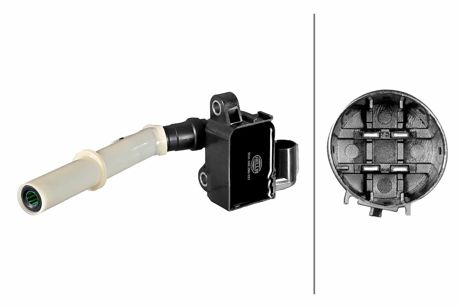 HELLA Ignition coil Article number: 5DA 358 290-121 cheaply