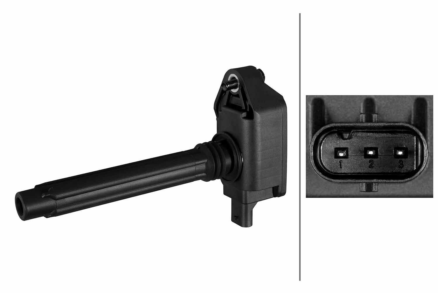 HELLA Ignition coil Article number: 5DA 358 290-711 cheaply