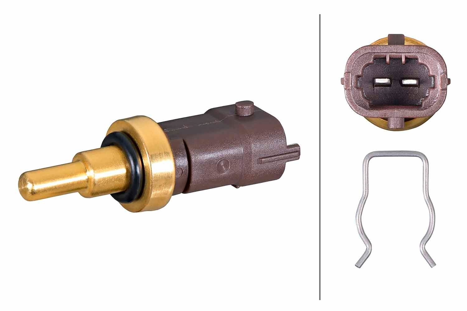 HELLA Sensor, coolant temperature Article number: 6PT 358 385-431 cheaply