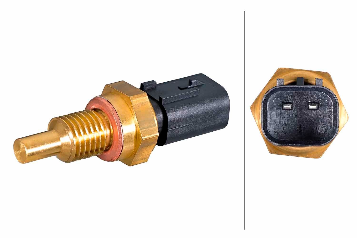 HELLA Sensor, coolant temperature Article number: 6PT 358 385-491 cheaply