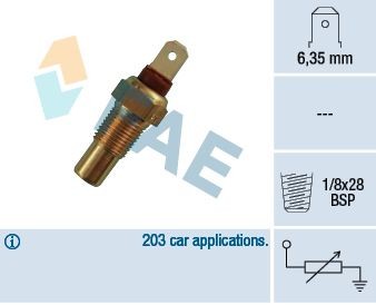 FAE Sensor, coolant temperature Article number: 31570 cheaply
