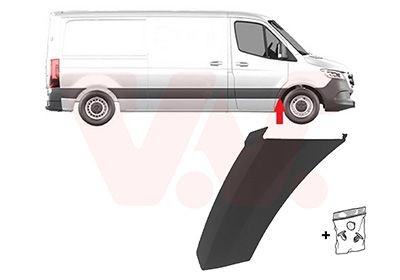 VAN WEZEL Trim / Protective Strip, mudguard Article number: 2973402 cheaply