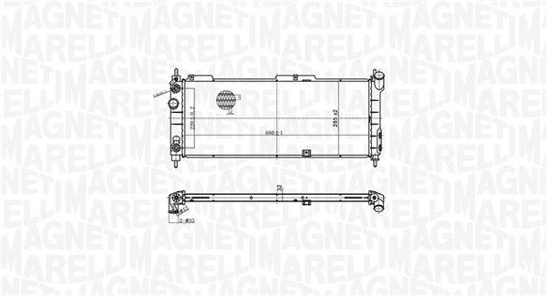 MAGNETI MARELLI Vandpumpe Varenummer: 352316171375 billige
