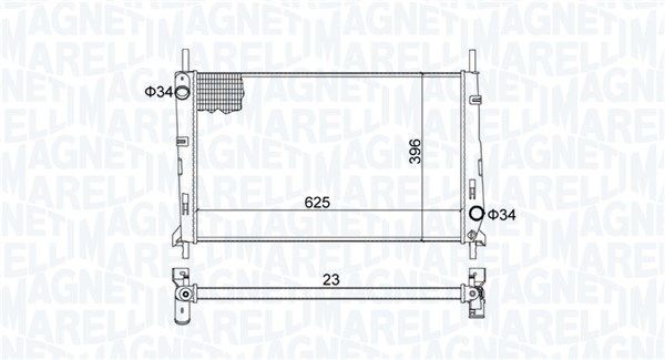 MAGNETI MARELLI Water pump Article number: 352316171442 cheaply