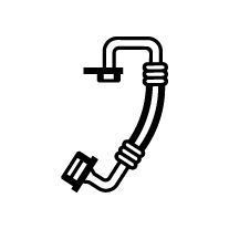 NRF High- / Low Pressure Line, air conditioning Article number: 400063 cheaply