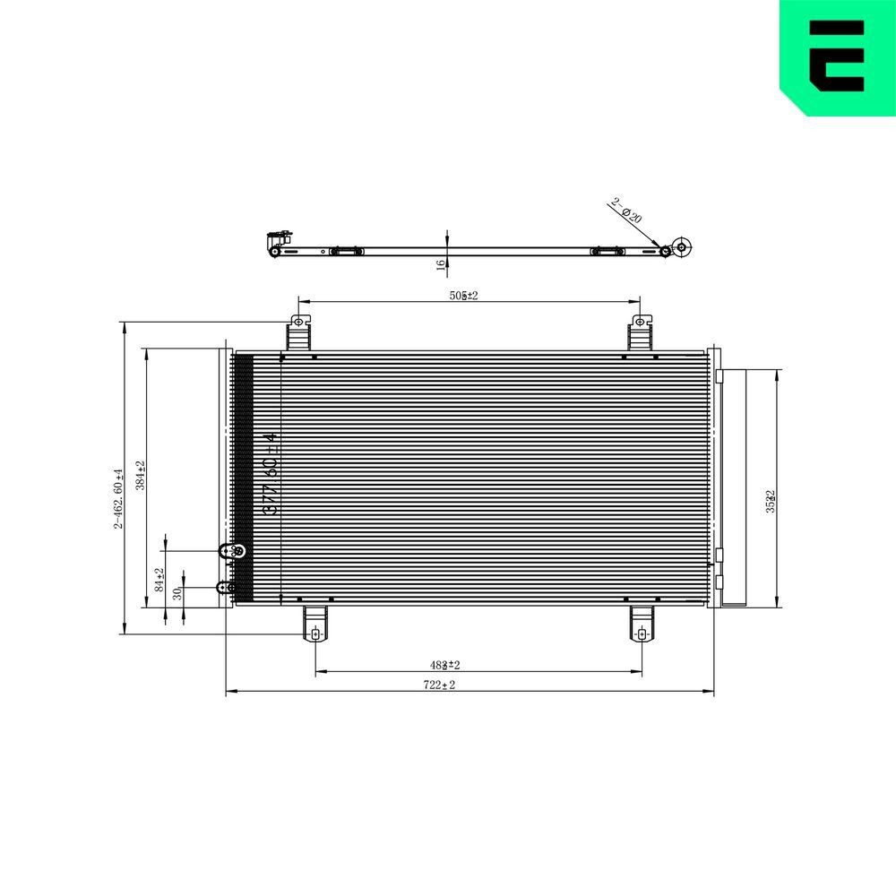 ERA Air conditioning condenser Article number: 667331 cheaply