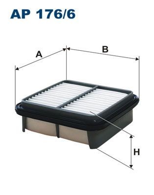 FILTRON Air filter Article number: AP 176/10 cheaply