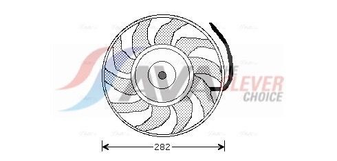 AVA COOLING SYSTEMS Fan, radiator Article number: AI7502 cheaply